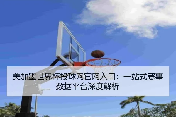 美加墨世界杯投球网官网入口：一站式赛事数据平台深度解析（leyu）