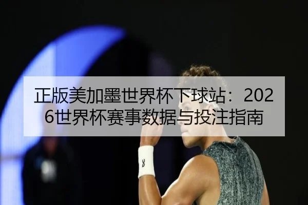 正版美加墨世界杯下球站：2026世界杯赛事数据与投注指南